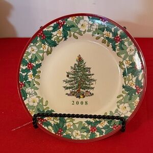 Spode Christmas Tree 70th Anniversary 2008 collector plate